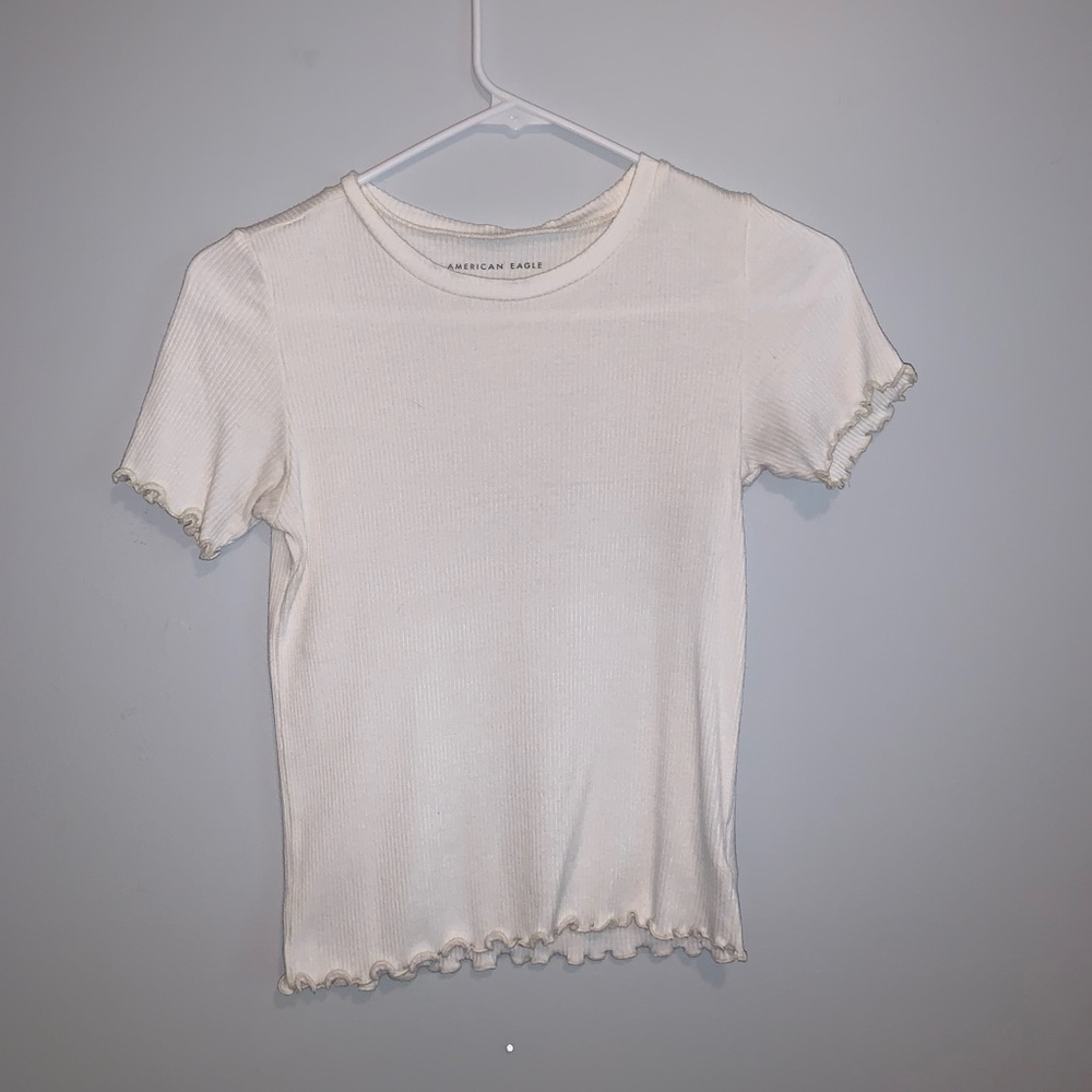 White Baby Tee - American Eagle